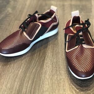 Pink & Maroon Sneakers